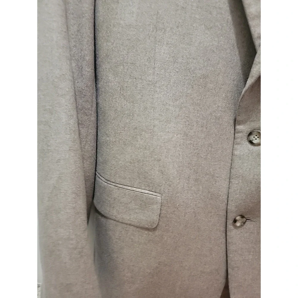 JOS A BANK 100% Pure Cashmere Tan Men's Sport Coat Jacket  44L